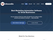 Tablet Screenshot of inboundio.com
